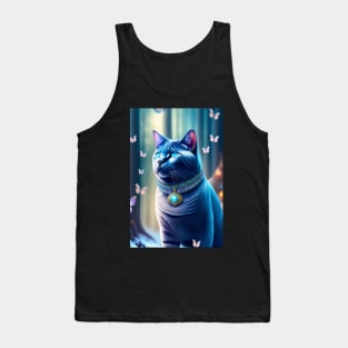 Illuminating British Shorthair Tank Top